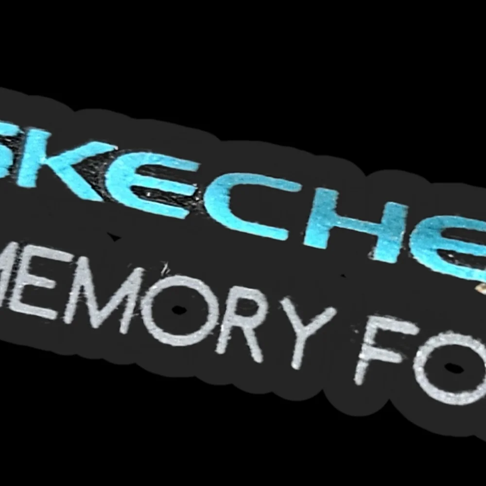 SKECHERS Women's Reggae Slim Forget Me Knot Strappy Memory Foam Sandals Black 9 - Picture 6 of 7